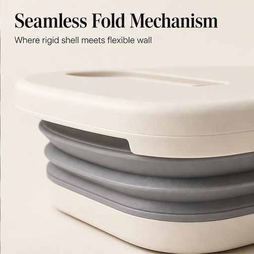 Solacrest – Foldable Acupressure Foot Spa Massage Tub detail