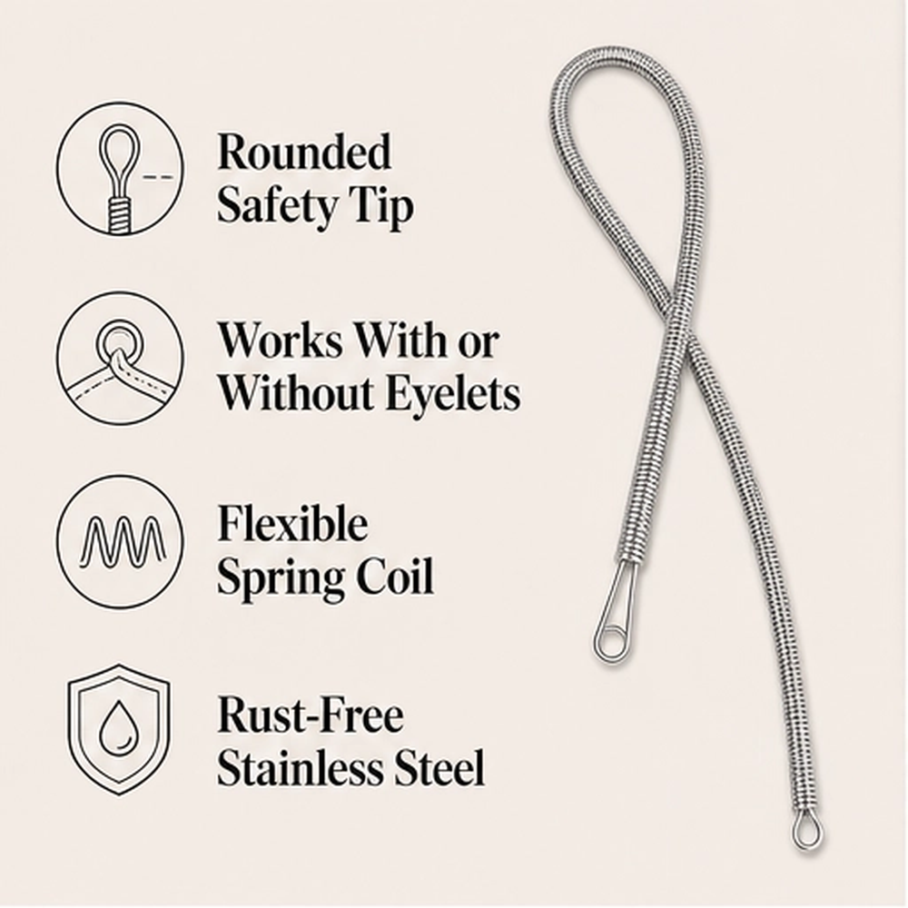 Coilwright – Bendable Stainless Steel Drawstring Threader Tool + 50% OFF