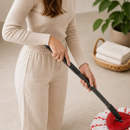 Scrubwell – Microfiber Spin Mop Replacement Heads with Scrub Pad, 3-Pack + 50% OFF