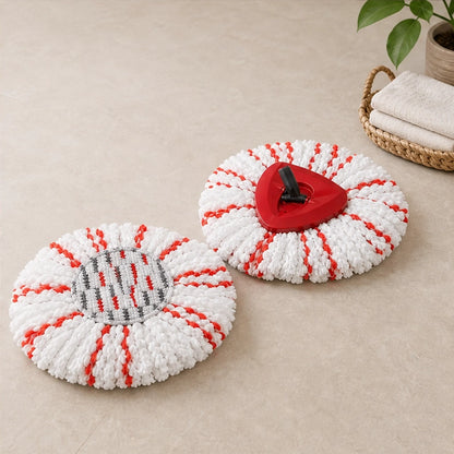 Scrubwell – Microfiber Spin Mop Replacement Heads with Scrub Pad, 3-Pack + 50% OFF