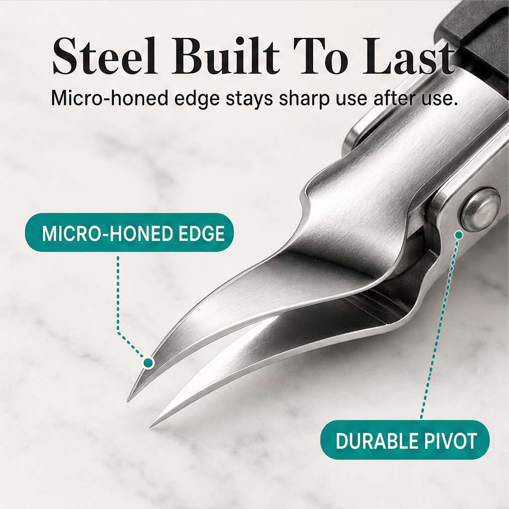 Podira – Precision Deep-Cut 3-in-1 Stainless Steel Pedicure Set + 50% OFF