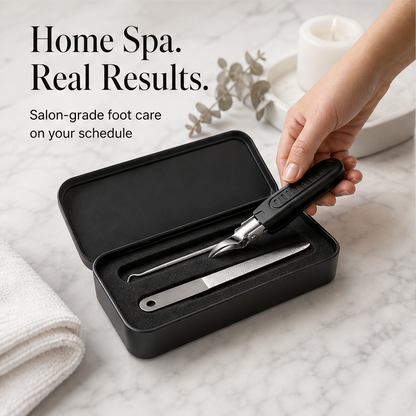 Podira – Precision Deep-Cut 3-in-1 Stainless Steel Pedicure Set + 50% OFF