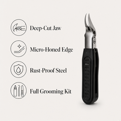 Podira – Precision Deep-Cut 3-in-1 Stainless Steel Pedicure Set + 50% OFF