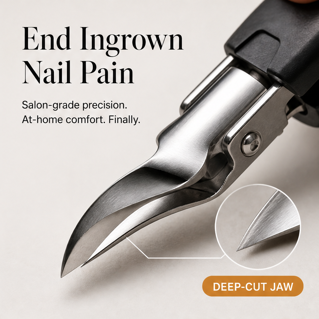 Podira – Precision Deep-Cut 3-in-1 Stainless Steel Pedicure Set + 50% OFF