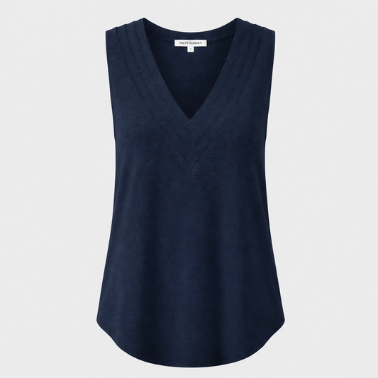 Lerelle™ – Layered V-Neck Loose Fit Sleeveless Tank Top + 50% OFF
