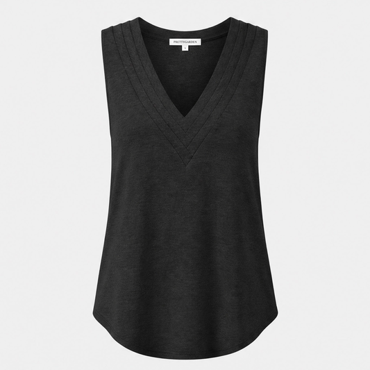 Lerelle™ – Layered V-Neck Loose Fit Sleeveless Tank Top + 50% OFF