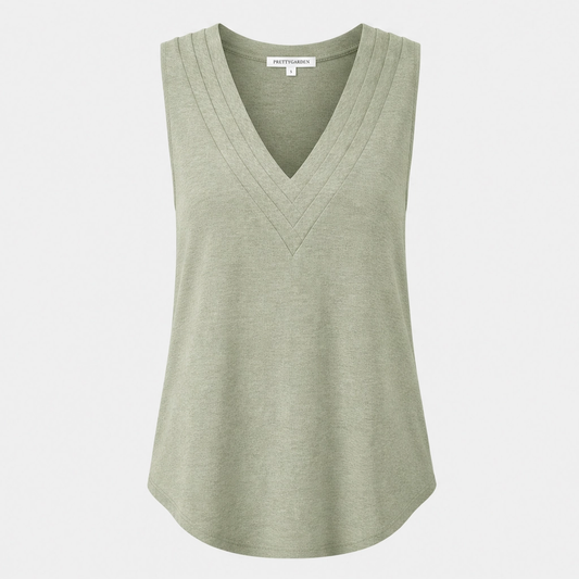 Lerelle™ – Layered V-Neck Loose Fit Sleeveless Tank Top + 50% OFF