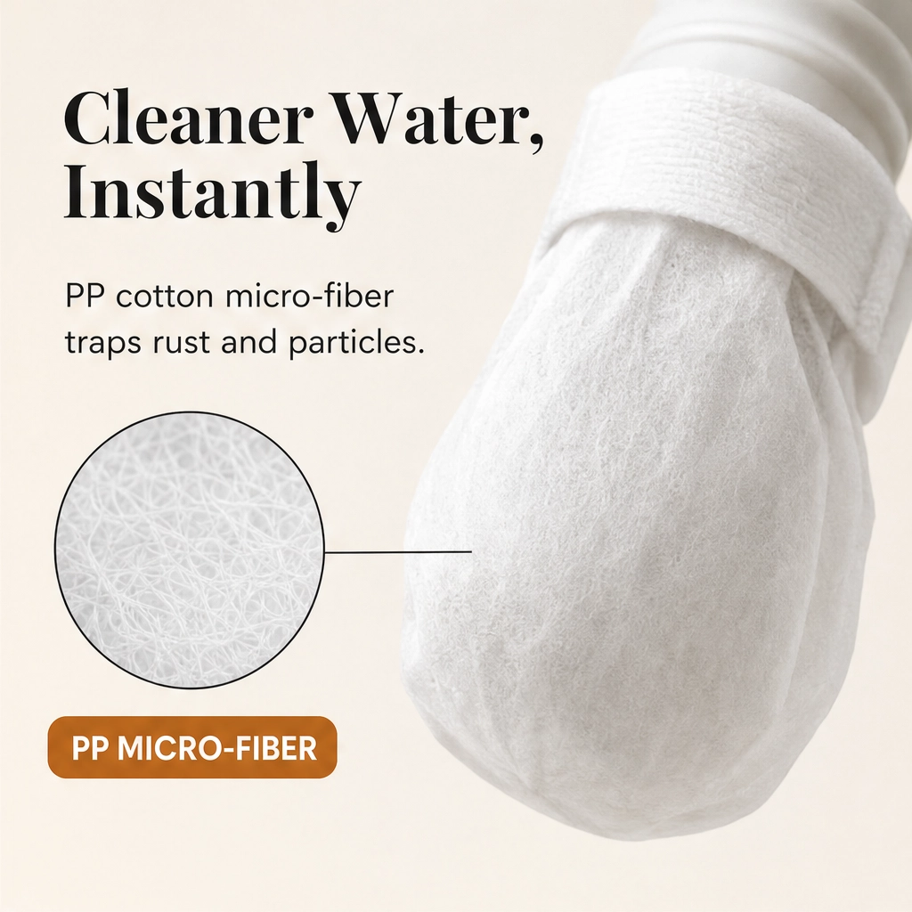Clarivo – Slip-On Faucet Filter for Rust & Sediment, No-Tool Install (50 Pack + 10 Straps) + 50% OFF