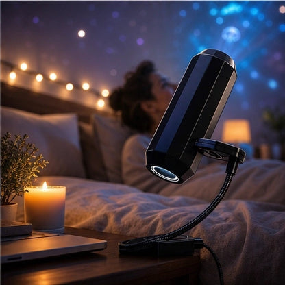 Duskveil – HD Galaxy & Ocean Projector Night Light with Swappable Films + 50% OFF