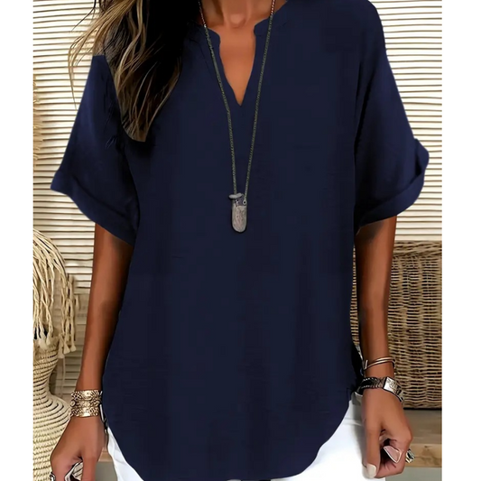 The AuraBreeze Muslin Blouse — Effortless Summer Elegance + 50% Off