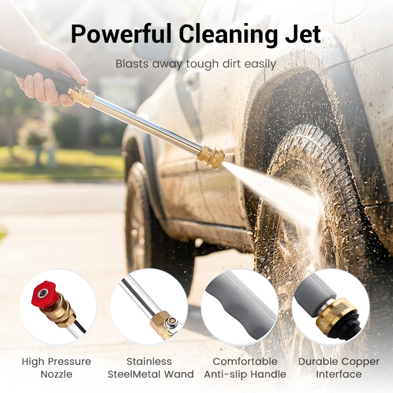 The AuraBlast Water Wand — High-Pressure Power for Every Surface + 50% OFF