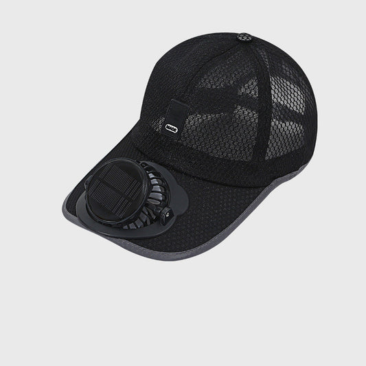 Zephria™ – Solar-Powered Cooling Fan Sun Hat with UPF50+ Brim & 360° Airflow + 50% OFF