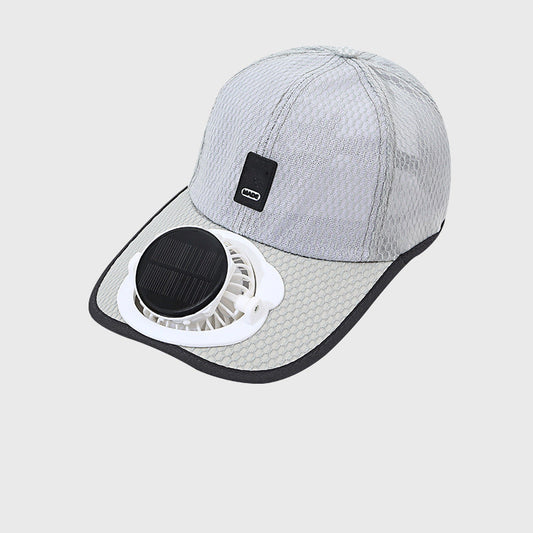 Zephria™ – Solar-Powered Cooling Fan Sun Hat with UPF50+ Brim & 360° Airflow + 50% OFF