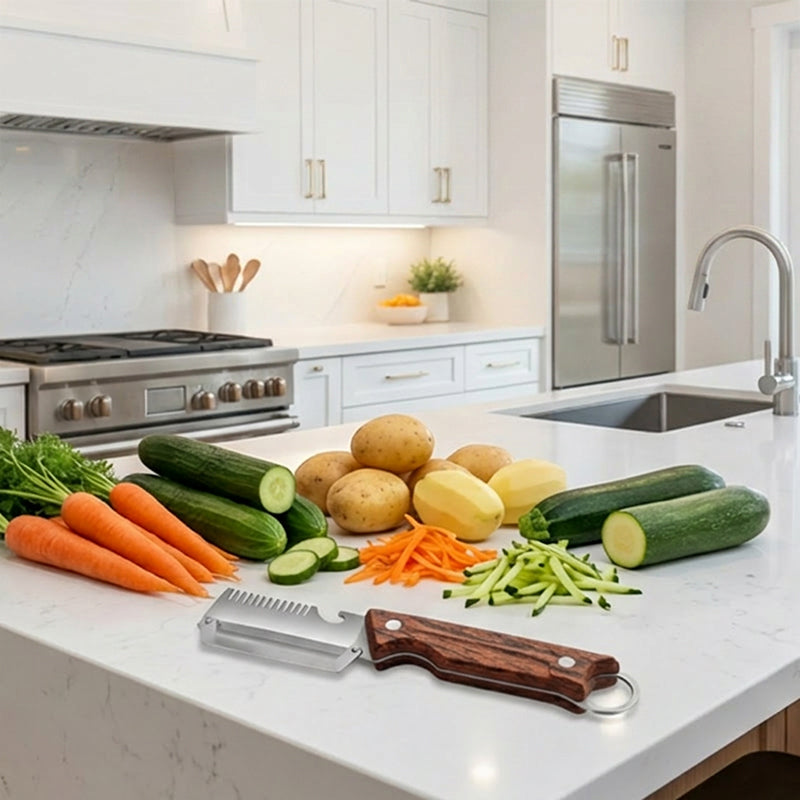 Harvesta™ – 3-in-1 Peeler, Julienne Slicer & Bottle Opener Kitchen Tool + 50% OFF