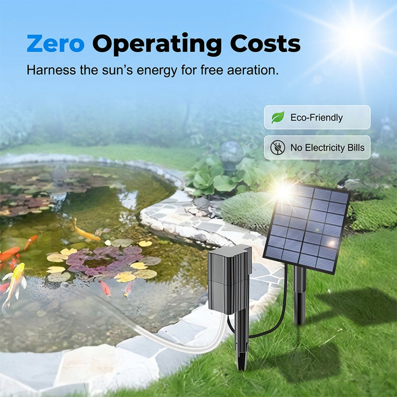 Sunbrook™ – Solar-Powered Pond Aerator with High-Efficiency Panel & Easy Setup + 50% OFF