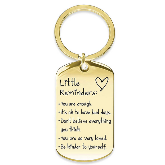 Etchwell – Engraved Inspirational Stainless Steel Keychain + Buy 1 Get 1 FREE