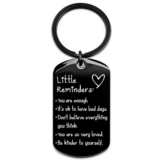 Mettle – Engraved Inspirational Quote Stainless Steel Keychain - Buy 1 +1 FREE