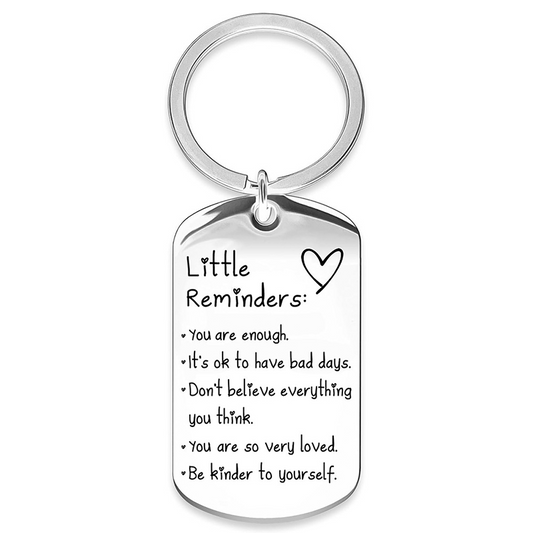 Mettle – Engraved Inspirational Quote Stainless Steel Keychain - Buy 1 +1 FREE